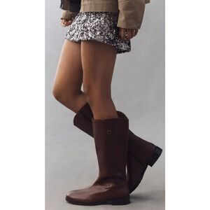 Frye Melissa Button Tall riding boot brown, S 7, $318
